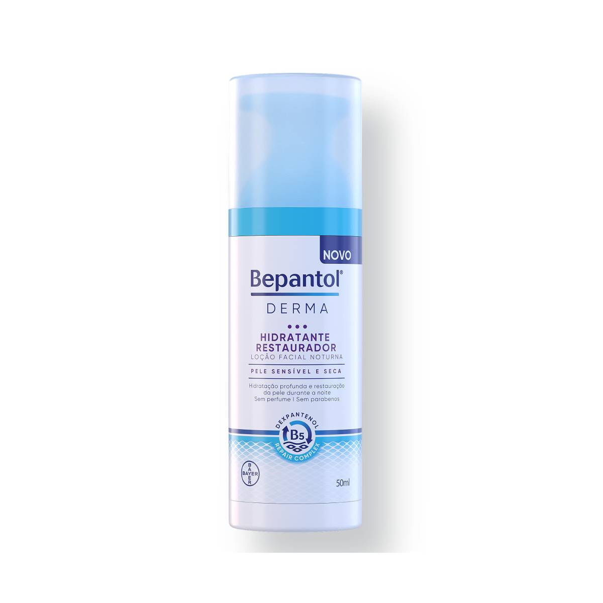Creme Hidratante Noturno Facial Derma Restaurador Bepantol