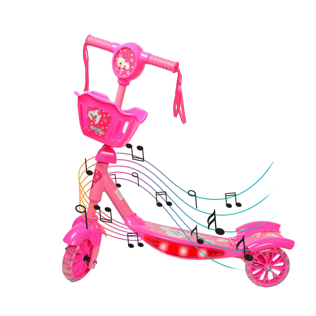 Patinete Infantil Musical 3 Rodas Kiddy - Replay Kids