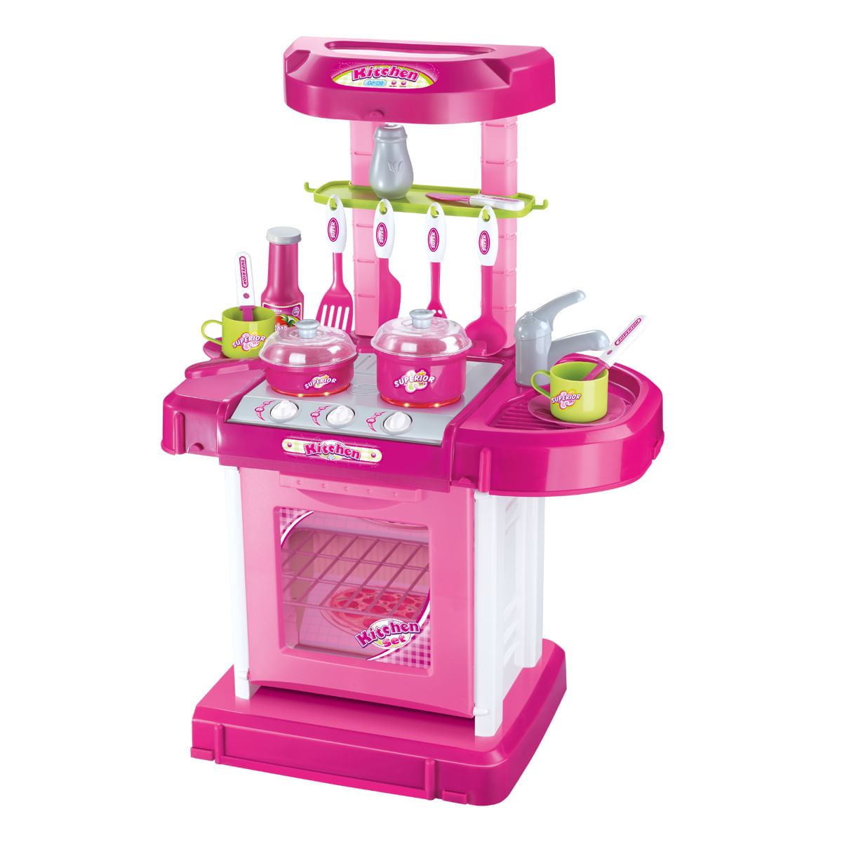Cozinha Infantil Brinquedo C/ Som e Luz Princess Replay Kids