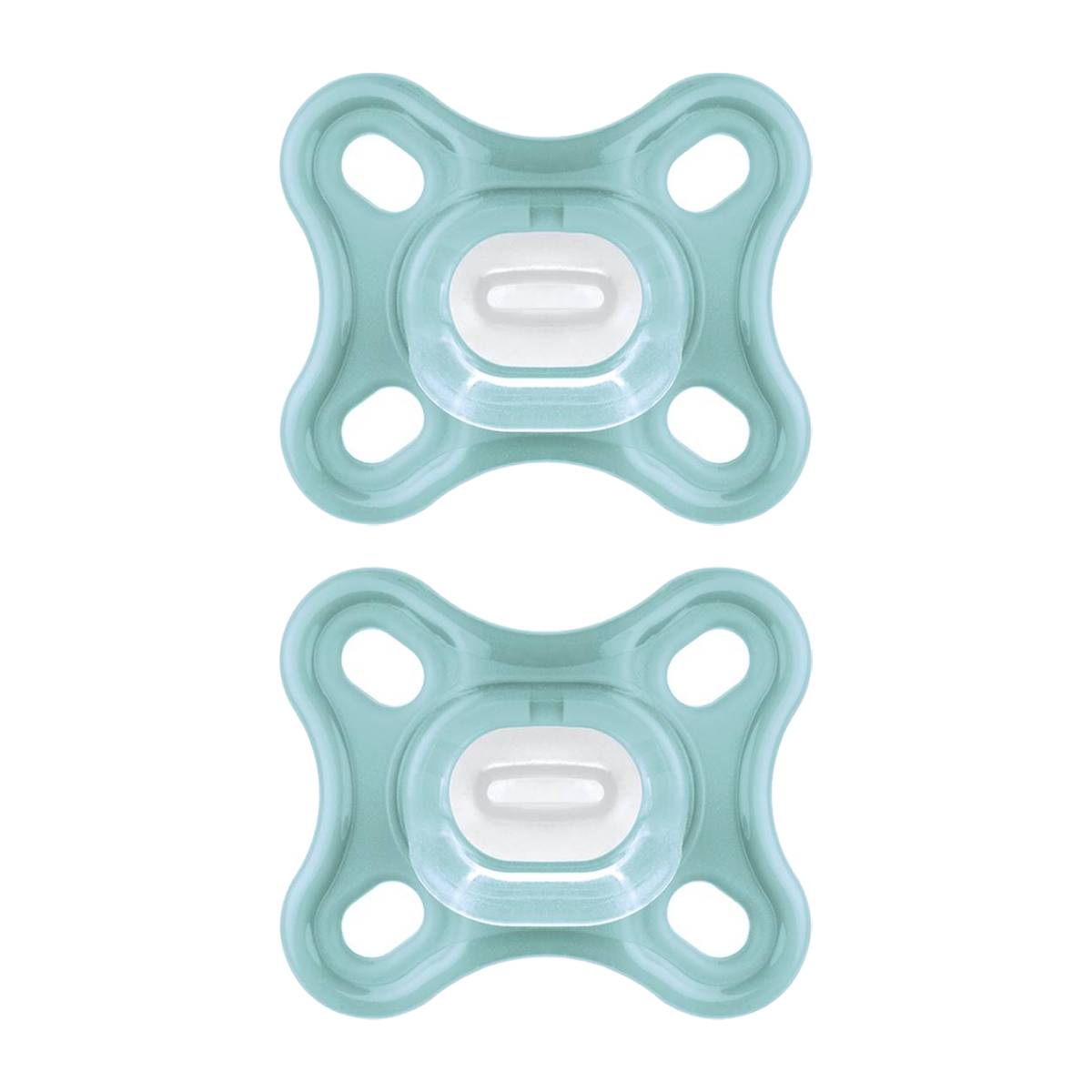 Kit 2 Chupetas Comfort 100% Silicone 0-6 Meses Neutra - MAM