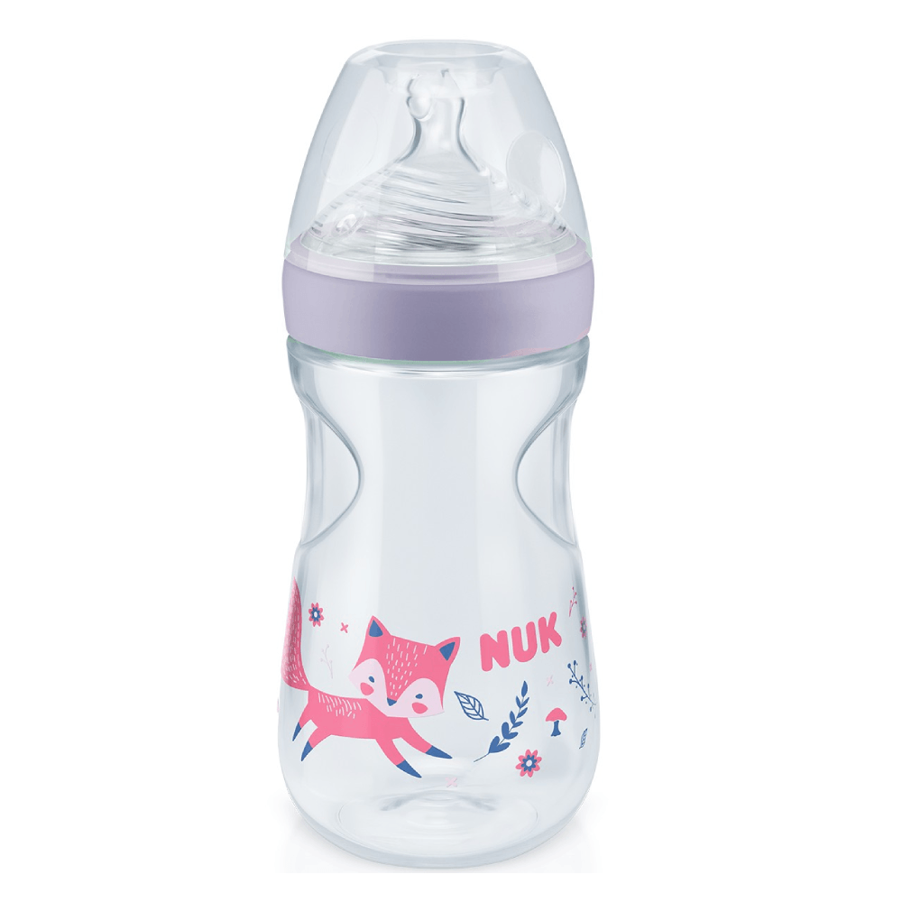 Kit 2 Mamadeiras Smart Flow 150/270ml Lilás Essence NUK