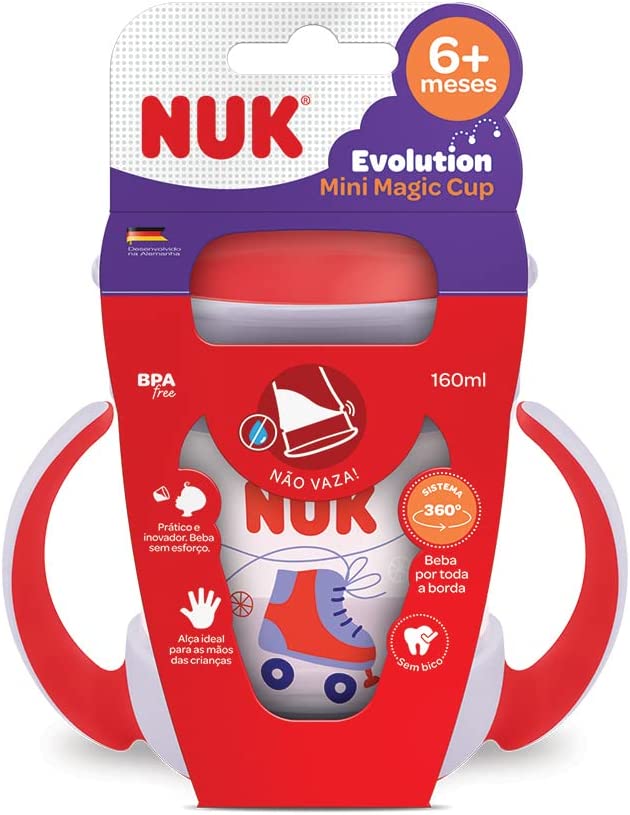 Copo Mini Magic 360 com Alça Evolution 160ml Girl - Nuk