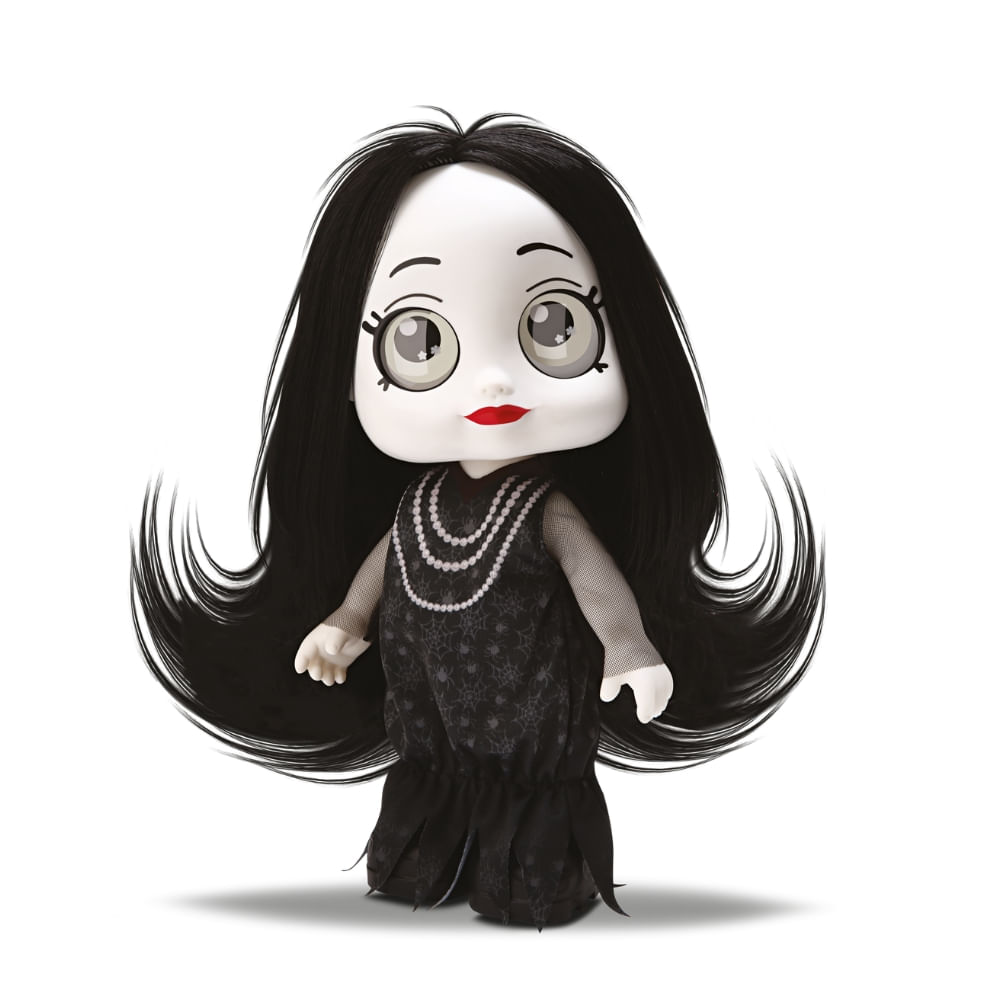 Boneca Diver Monster Olhos Brilha no Escuro Preta Divertoys