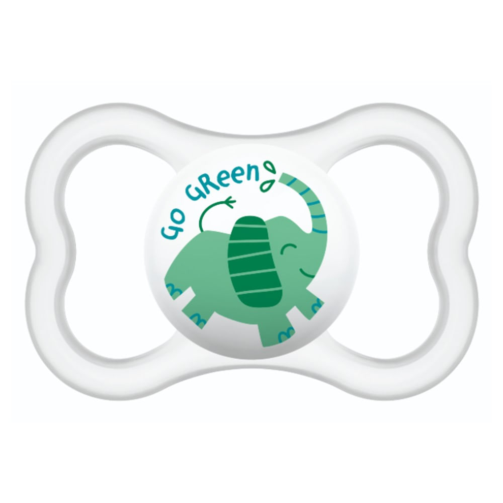 Kit 2 Chupetas Air Bico de Silicone 6M+ Neutra - MAM