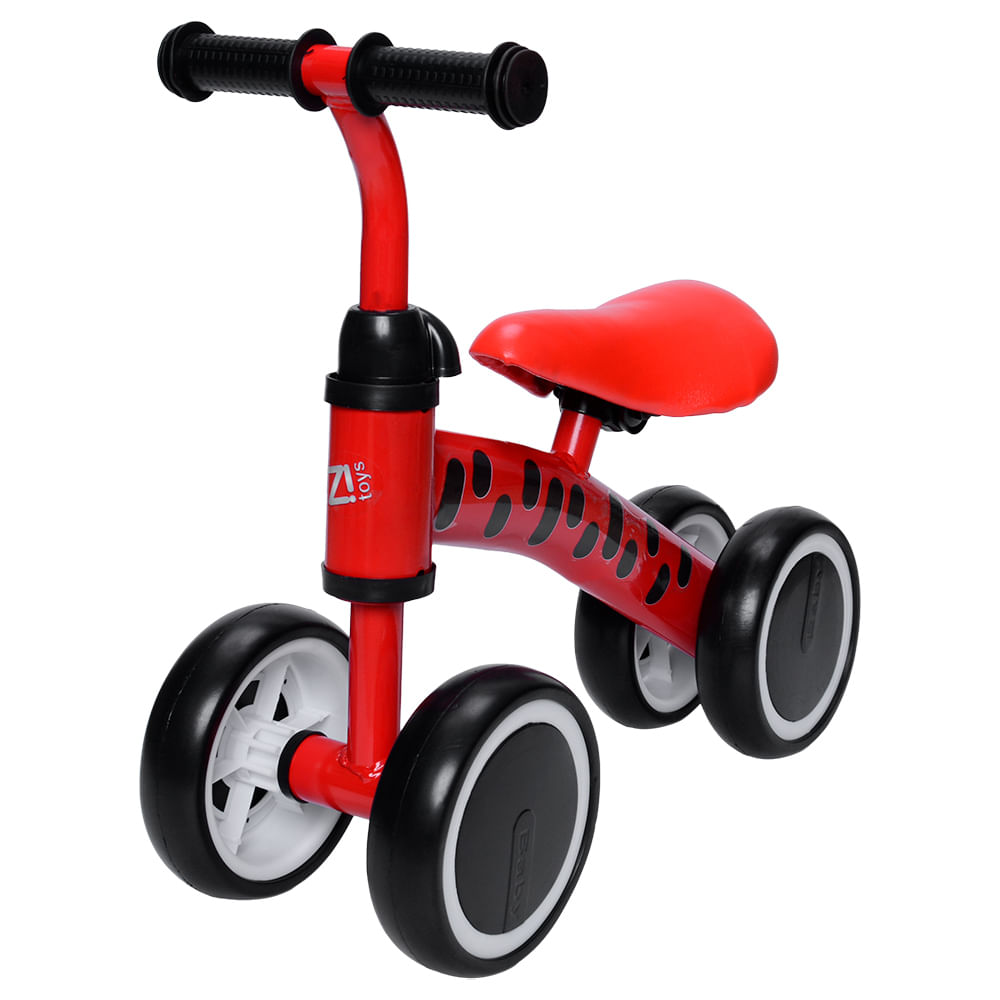 Bicicleta Andador Equilíbrio Sem Pedal 4 Roda VM Zippy Toys