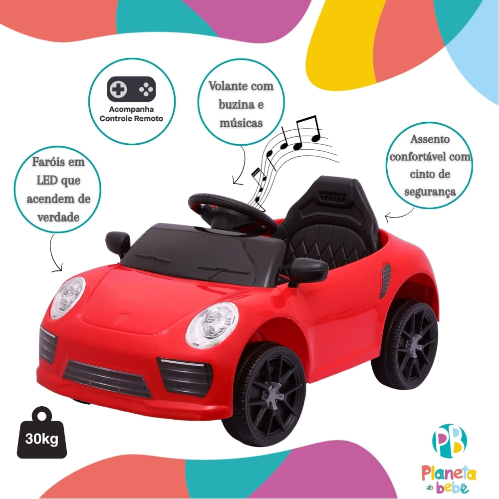 Carro Elétrico Infantil Compact - Zippy Toys