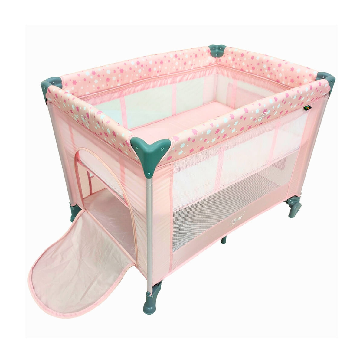Berço Portátil Infantil Cercado Desmontável Lune Maxi Baby