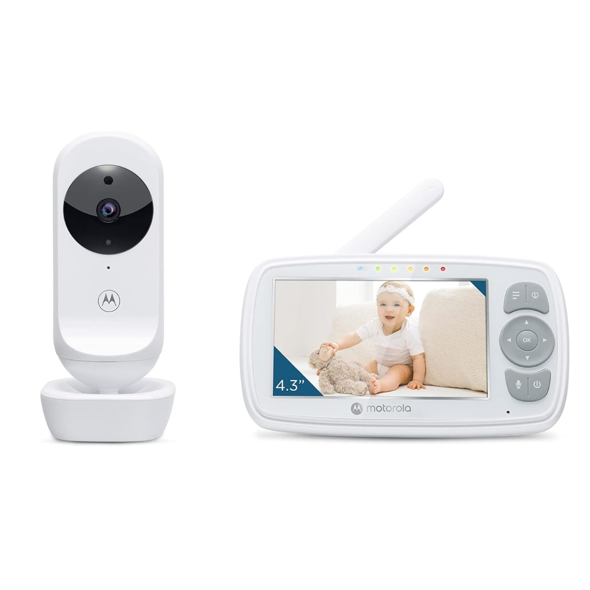 Babá Eletrônica VM34 S/Fio 4.3 Canção de Ninar Zoom Motorola