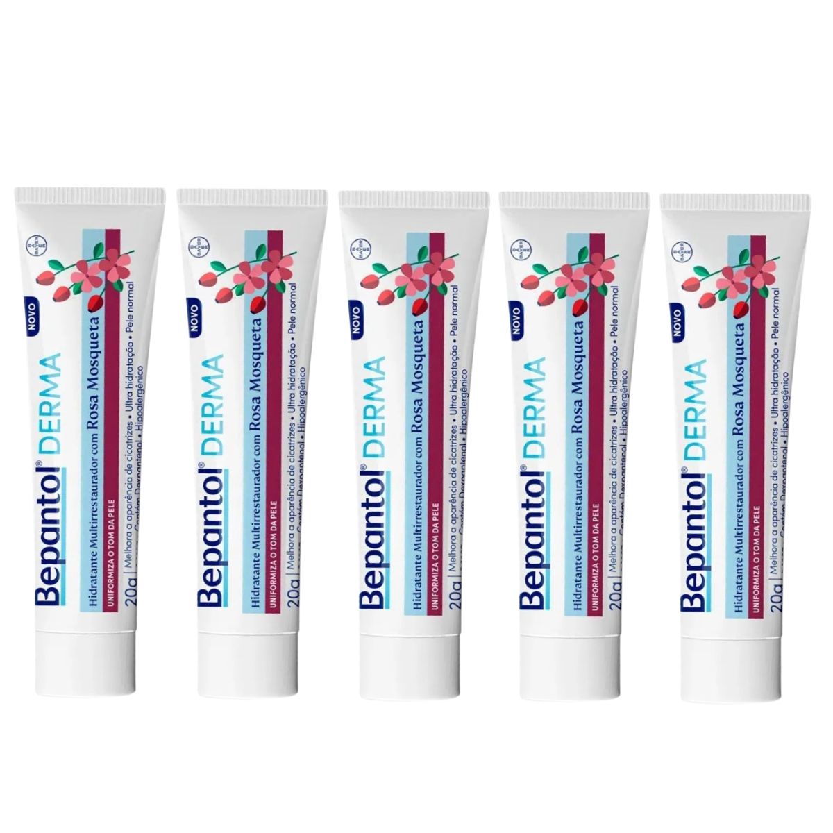 Hidratante Multirestaurador Rosa Mosqueta 5un Bepantol Derma