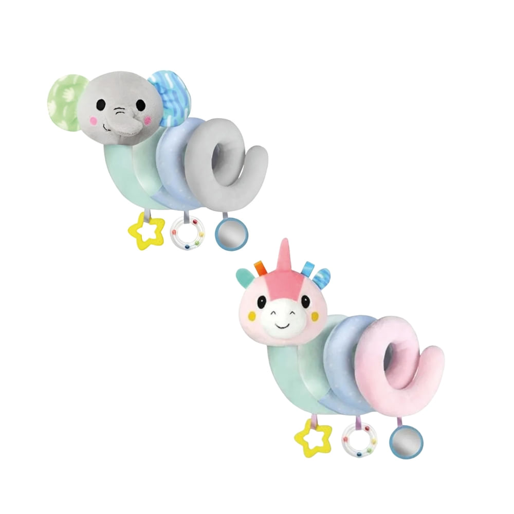Móbile Chocalho Espiral Carrinho Cadeira Easy Maxi Baby