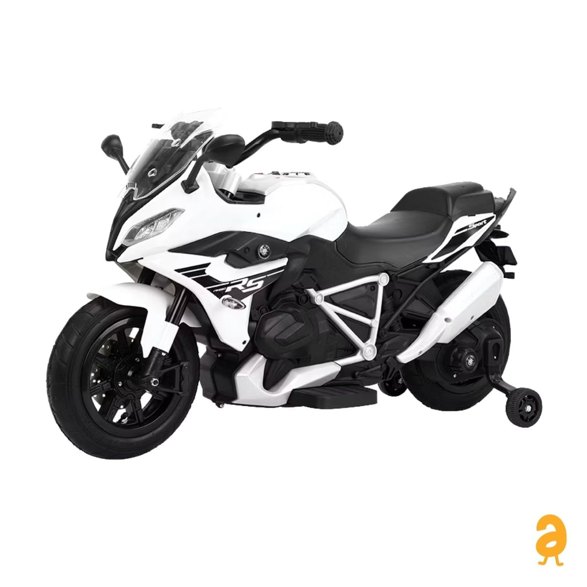 Moto Elétrica Infantil c/ Rodinha Frente/Ré 12v Maxi Toys