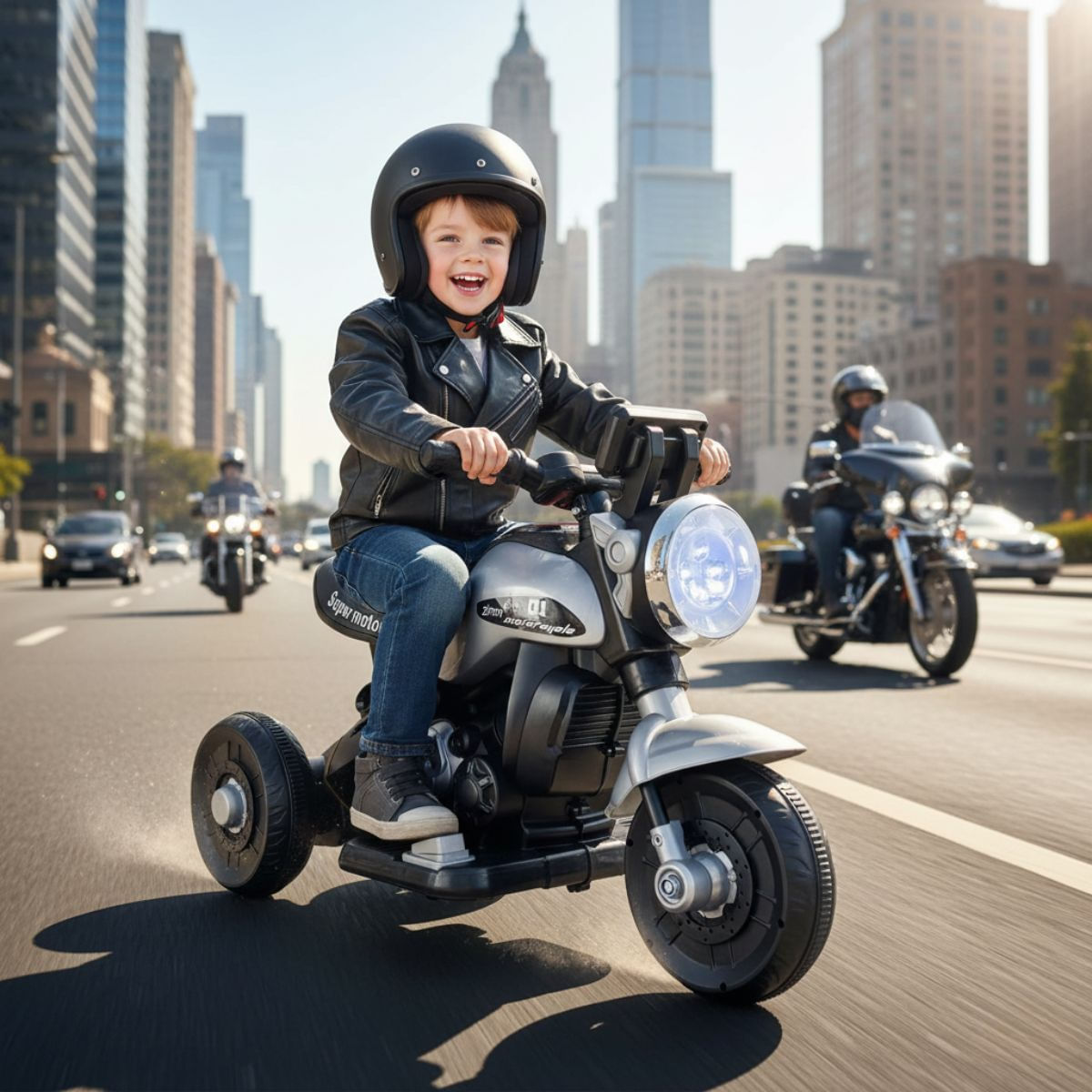 Moto Elétrica Infantil Mini First Custom 6V Zippy Toys