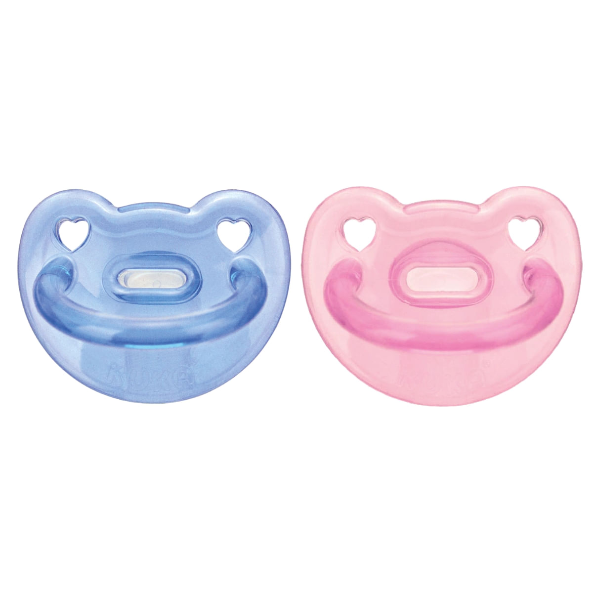 Chupeta 100% Silicone Bico Anatômico Escudo Flexível Ventilado 0-6m+ Soft Kuka
