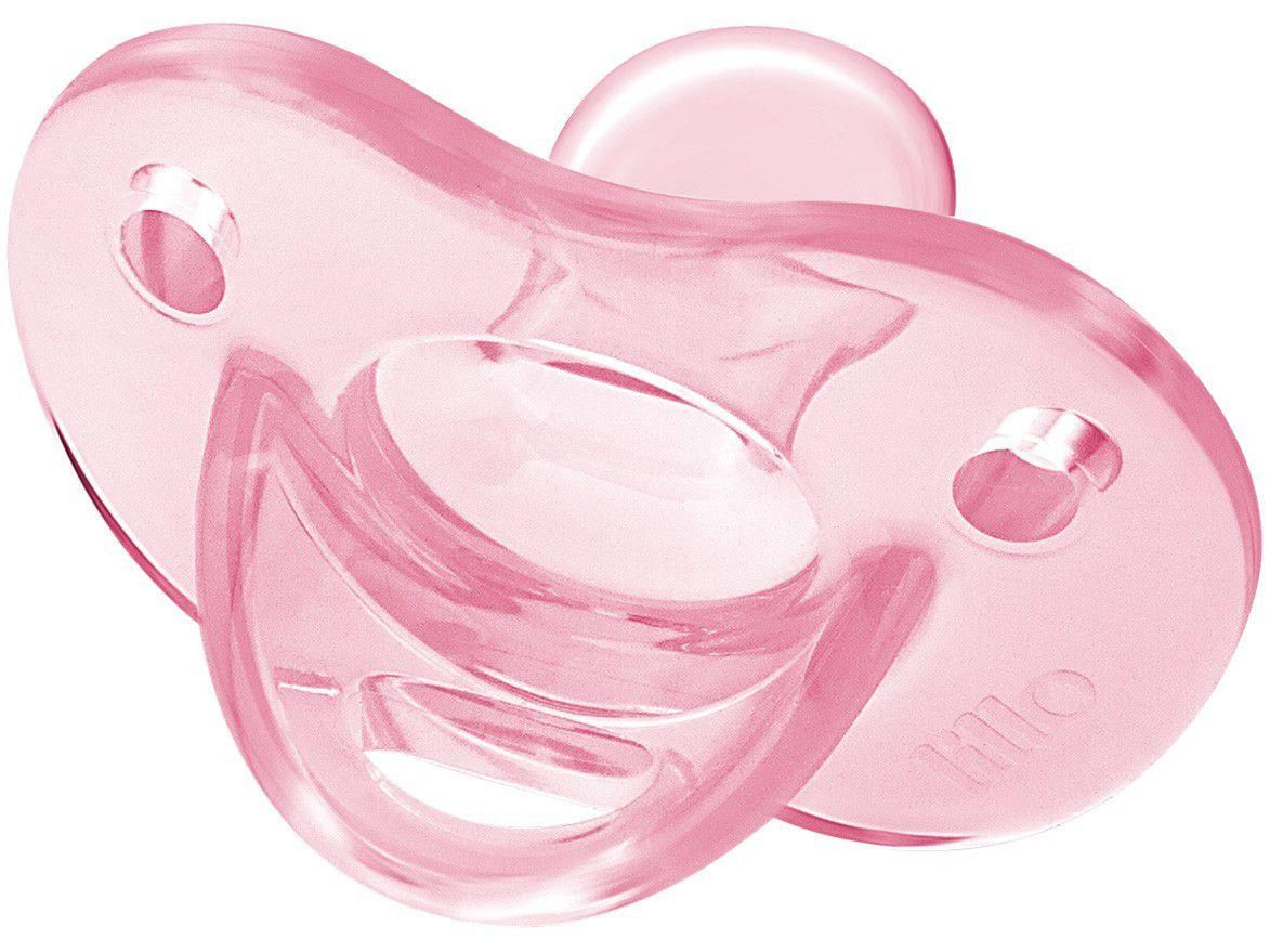 Chupeta Soft Calming Silicone Simétrico Tam.1 Rosa - Lillo
